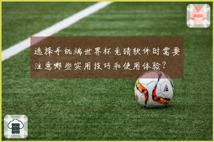 选择手机端世界杯竞猜软件时需要注意哪些实用技巧和使用体验？
